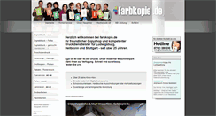 Desktop Screenshot of farbkopie.de